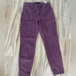 Banana Republic Plum High-Rise Skinny Pants